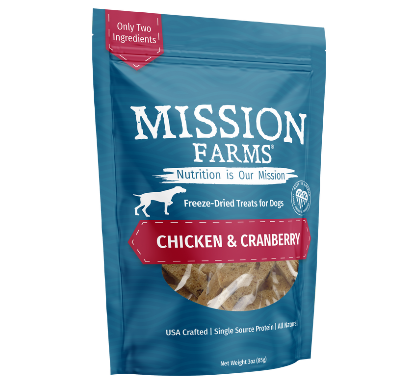 Chicken & Cranberries- 3oz (4 Bags)