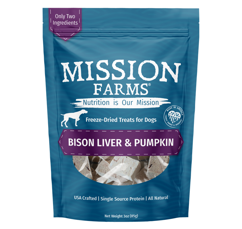 Bison Liver Treats- 3oz (4 Bags)