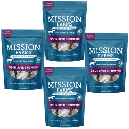 Bison Liver Treats- 3oz (4 Bags)