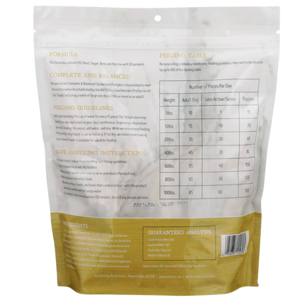 Cage-Free Chicken & Pumpkin Formula, 2 x 12oz Bags (1.5lb) Bulk Bundle